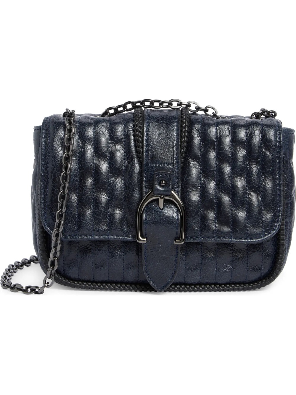 $875 navy longchamp crossbody bag
